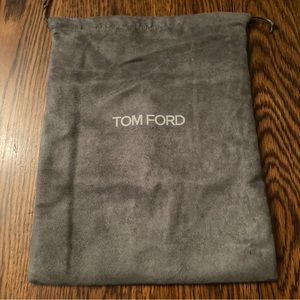 Tom Ford Grey Dust Bag Drawstring Sleeper Sack NEW Gray Storing